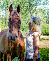 Melissa with horse
